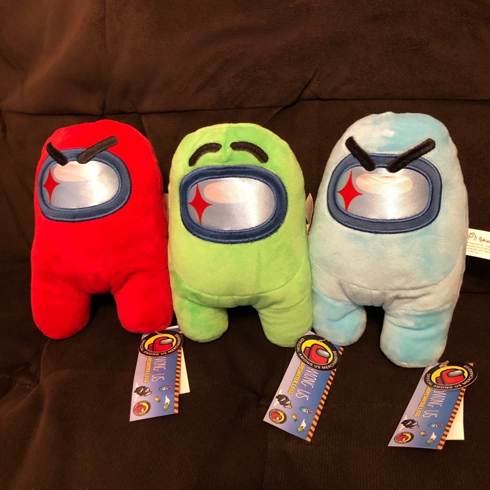 Among us plushies bundle gifts idea NWT